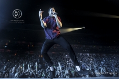 Imagine Dragons perform at the Honda Center in Anaheim on November 16, 2017. Group Love and K.Flay opened the night for the band.