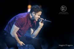 Imagine Dragons perform at the Honda Center in Anaheim on November 16, 2017. Group Love and K.Flay opened the night for the band.