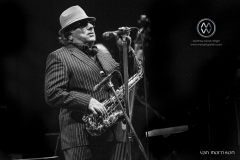 Van Morrison plays the first of back to back sold out nights at the Wiltern Theater in Los Angeles, Ca on Feb 26, 2018.