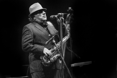 Van Morrison plays the first of back to back sold out nights at the Wiltern Theater in Los Angeles, Ca on Feb 26, 2018.