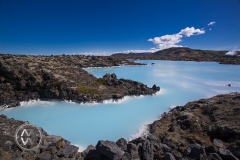 Iceland's famous Blue Lagoon.