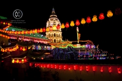 The fantastic lighting of Kek Lok Si Temple in Penang, Malaysia
