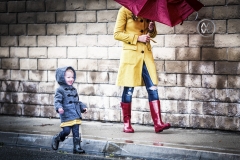 Rainy day family portraits