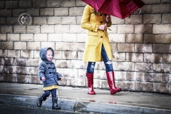 Rainy day family portraits