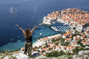 Exploring the surrounding cliffs above Dubrovnik provide stunning views over the coastal city.
