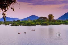 The island of Don Det is an upcoming backpacker stop on the Mekong River along the Cambodia/Laos border. Tubing around the islands is a popular activity here and a great way to catch a sunset.