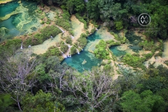 Semuc Champey is famous for it's beautiful pools and waterfalls.