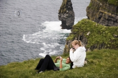 These are spectacular views of the Cliff's of Moher and the Atlantic Ocean, on the west coast of Ireland.