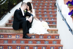Nathan and Marissa Warren wedding at Bacara resort in Santa Barbary. Ceremony at the Santa Barbara courthouse.