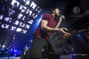Imagine Dragons perform at the Honda Center in Anaheim on November 16, 2017. Group Love and K.Flay opened the night for the band.