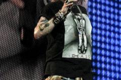 Guns N Roses play the final stop of their "Not in This Lifetime" tour at Qualcomm stadium in San Diego. The Cult opened the night.