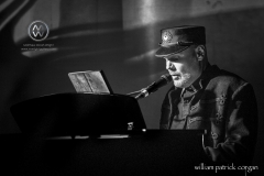 William Patrick Corgan performed a solo, acoustic and intimate set at the Masonic Lodge at Hollywood Forever cemetary for a small group of passionate fans. As part of the Ogilala Tour Corgan performed two sets; an hour of newer songs from his most recent album followed by another hour of well known songs from previous albums. This evening was the first night of four consecutive sold out shows at the venue.