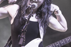 The 4th Annual Beach Goth Festival at the Observatory OC in Santa Ana was held over two days on October 24th and 25th, 2015. Day 2 featured The Growlers, Die Antwoord, Julian Casablancas, Fidlar and many more. The band The Coathangers.