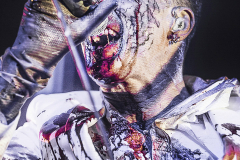 Broncho plays their final show of their US tour at the Observatory Orange County on Saturaday Nov 21st, 2015. Skinny Puppy, The Shelters, Pearl Charles and others also played the venue this evening. Skinny Puppy entertains with their theatrical Industrial Rock.