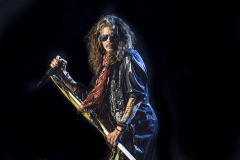 The second annual Kaaboo music festival at Del Mar Fairgrounds and Race Track in San Diego, California went down September 16-18, 2016. Headliners include Jack Johnson, Aerosmith, The Chainsmokers, Hall and Oats, Jimmy Buffett and plenty of other musicians, artists, chefs, and comedians. Aerosmith playing live.