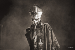 The 4th Annual Beach Goth Festival at the Observatory OC in Santa Ana was held over two days on October 24th and 25th, 2015. Day 1 featured The Growlers, Grimes, Toro Y Moi, Ghost, Mac DeMarco and many more. The mysterious Metal band Ghost.