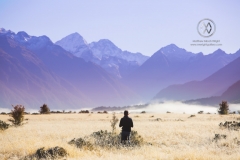 Milford Sound's Knobs flat is a scenic photo stop on the way into the park.