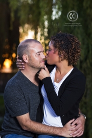Stephanie and Adam Engagement Portrait at the Long Beach Marina.