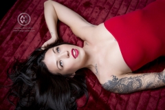 Studio portraits of model Nicole Dominique.