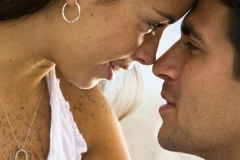 Engagement photo shoot for James and Analee Romero in Encinitas, California, San Diego.