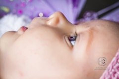 One month portraits of Kylie Glover.