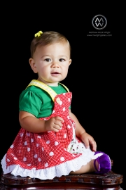 Portraits of a 1-year old girl