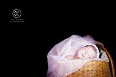 Romero newborn shoot, at 1 month old.