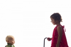 The Clifford family studio portrait session. Truman 1 year, Elanore 2 years.