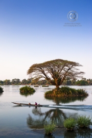 The island of Don Det is an upcoming backpacker stop on the Mekong River along the Cambodia/Laos border.
