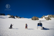 A popular activity in Franz Josef is the helicopter hike, or heli-hike. You get incredible panoramic views and get to touch down in pristine ice and snowfields.