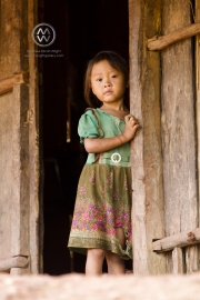 A village in the Oudomxai province of northern Laos