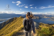 The strenuous yet highly rewarding hike to Roy's Peak in Wanaka. The hike is difficult but the views are spectacular.
