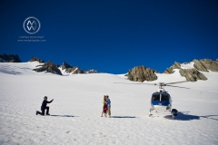 A popular activity in Franz Josef is the helicopter hike, or heli-hike. You get incredible panoramic views and get to touch down in pristine ice and snowfields.