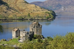 The famous Eilean Donan Castle. Beautiful day with beautiful people.