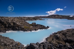 Iceland's famous Blue Lagoon.