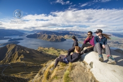 The strenuous yet highly rewarding hike to Roy's Peak in Wanaka. The hike is difficult but the views are spectacular.