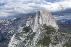 Views over Yosemite Valley from Glacier Point.
