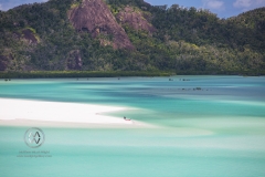 Sailing through the Whitsunday Islands to the white silica sands of Whitehaven Beach is a popular activity in Australia.