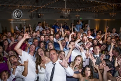 Jordan and Cassie Pickens wedding at San Clemente Casino, California.